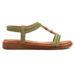Lunar Womens/Ladies Portofino Sandals / Khaki Green